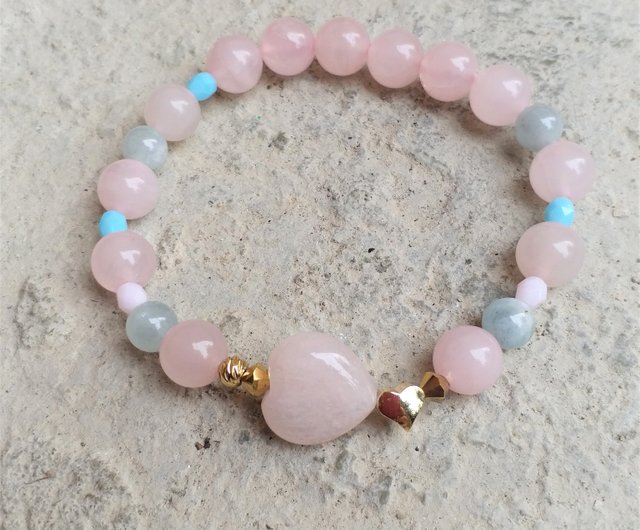 Heart Chakra Waist Beads, Gemstone Jewelry, Rose Quartz, Aquamarine, Turquoise, popular Swarovski Crystals, Unique Jewelry For Women, Belly Chains