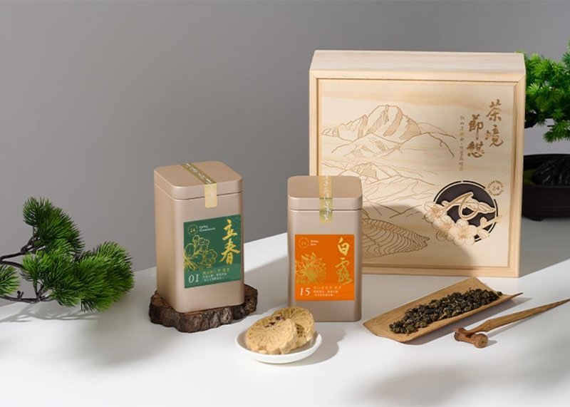 Festival Wooden Box Mid-Autumn Festival Charity Gift Box Premium Premium TCOD Taichung Original Medal Tea - ชา - วัสดุอื่นๆ 