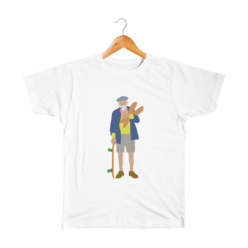 Good Life #6 Kids T-shirt - เสื้อยืด - ผ้าฝ้าย/ผ้าลินิน ขาว