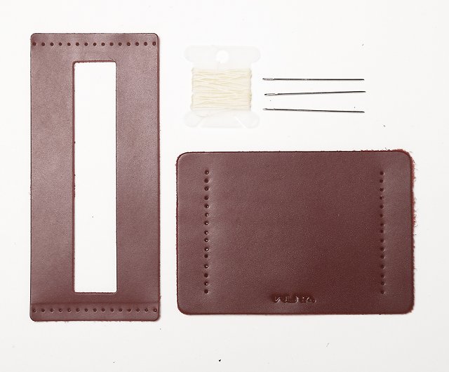 Personalized Genuine Leather Card Wallet Handmade Wallet 