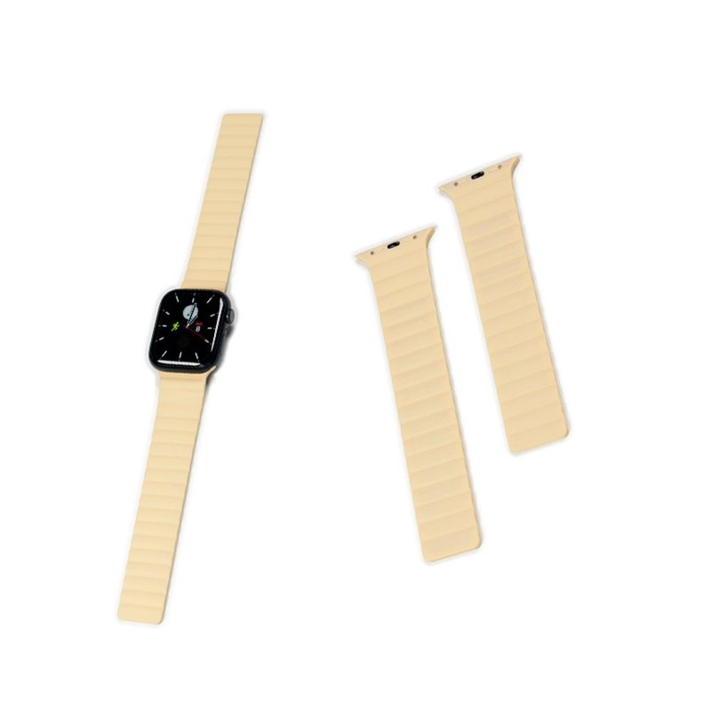 Torrii Apple Watch 錶帶 SATURN 系列 磁吸式防水錶帶 - 卡其色 - 錶帶 - 其他材質 黃色