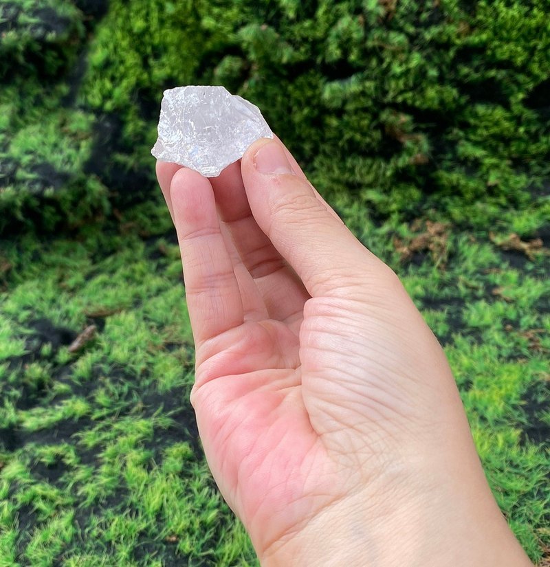 Rainbow White Crystal Raw Stone | Natural Crystal | Healing, Luck, Aura Purification | Fast Shipping - Items for Display - Crystal Multicolor