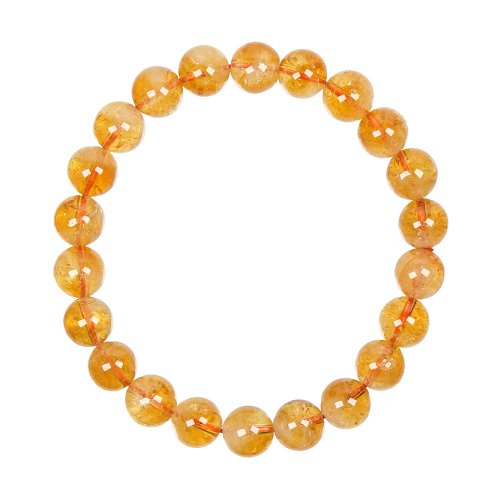 正佳珠寶 Gemsrich Jewelry 【正佳珠寶】黃水晶 高品淨體阿賽 8.4-8.8mm 黃水晶手珠