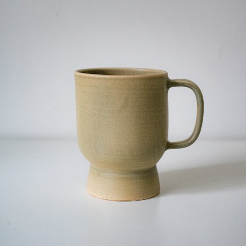 晶晶傾心 jing.adore 陶瓷 咖啡杯 馬克杯 灰黃 Ceramic Mug