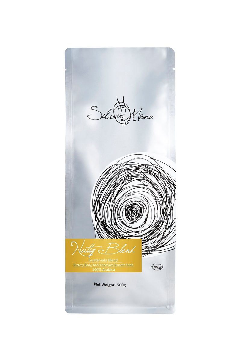 Silver Mona 堅果拼配咖啡豆 500g - 咖啡/咖啡豆 - 其他材質 