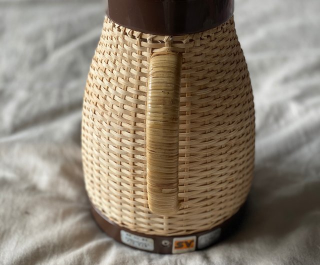 Japan Zojirushi Handmade Rattan Kettle Coffee Pot Magic Bottle Thermal Pot  Log Grip Brand New - Shop the-old-soul Vacuum Flasks - Pinkoi