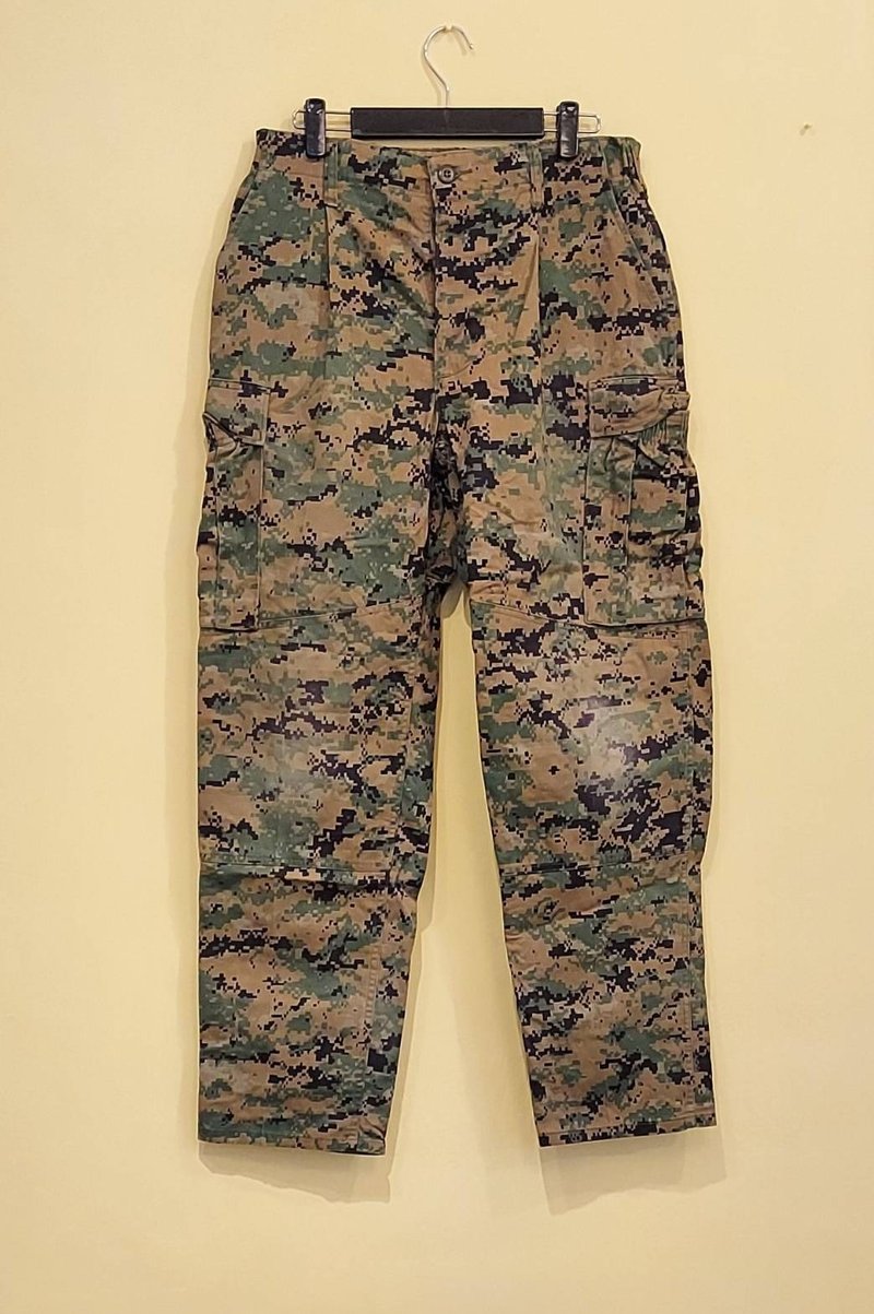 美軍公發USMC 海軍陸戰隊 MARPAT 叢林數位迷彩野戰軍用長褲D款 - 男長褲/休閒褲 - 棉．麻 