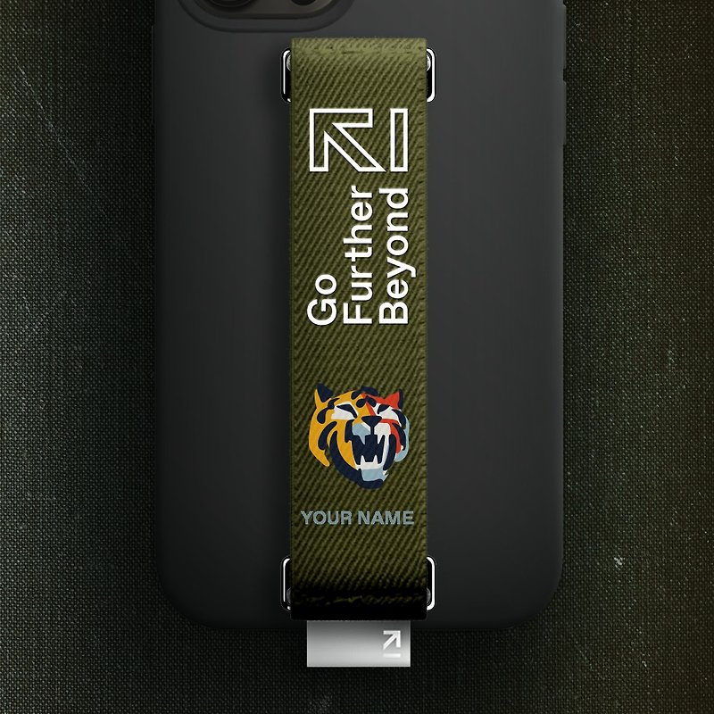 開運好物 D-Strap | TIGER 虎 2020 - 橄㰖綠 - 手機配件 - 聚酯纖維 綠色