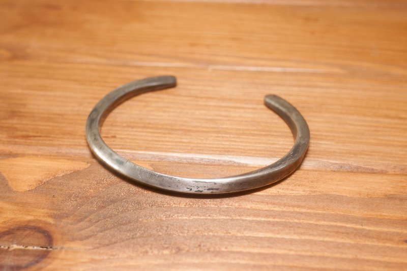 Handmade twisted silver bracelet - Bracelets - Other Metals Silver