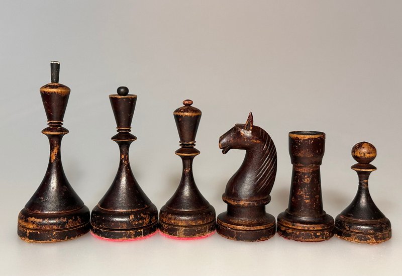 BFII chess set, Botvinnik - Flohr II - 桌遊/卡牌 - 木頭 