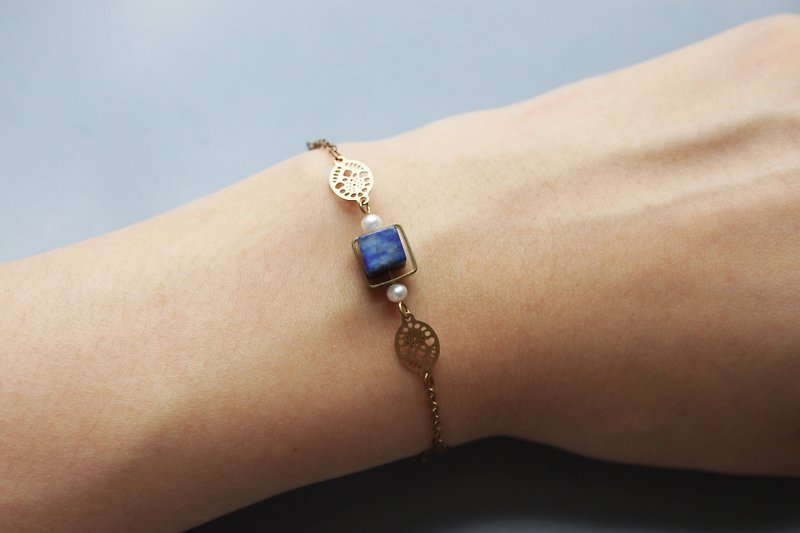 Planetarium Ocean - bracelet - Bracelets - Copper & Brass Blue