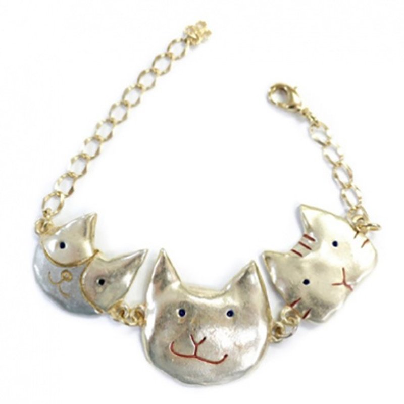 Cat's Society cat society / bracelet BL017 - สร้อยข้อมือ - โลหะ สีทอง