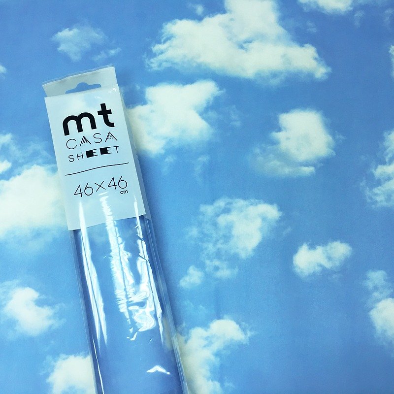 KAMOI mt CASA SHEET 裝飾壁貼(L)【藍天白雲 (MT03WS4609)】 - 壁貼/牆壁裝飾 - 紙 藍色