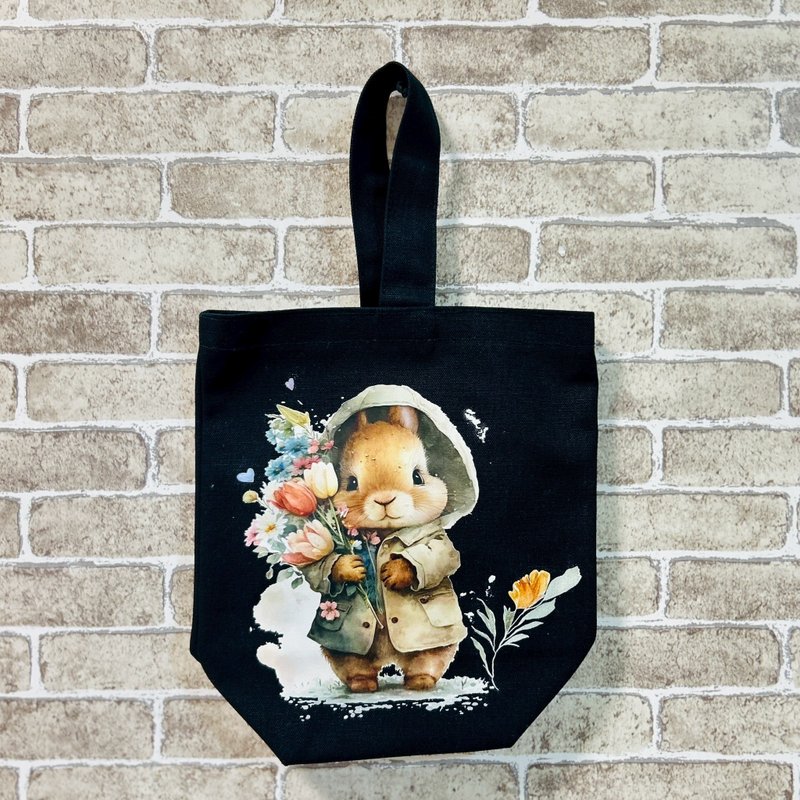 【手工製作】單面插圖手提袋 – 可水洗 - 手提包/手提袋 - 棉．麻 多色