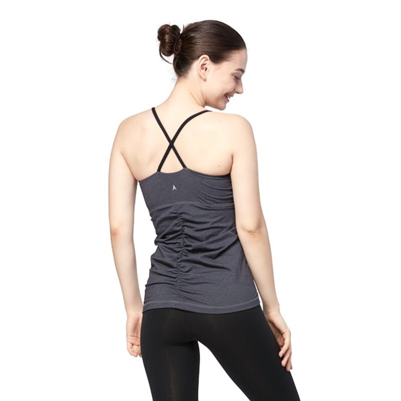 【NAMASTE】Peggy - Sliver Black - Women's Yoga Apparel - Nylon Gray