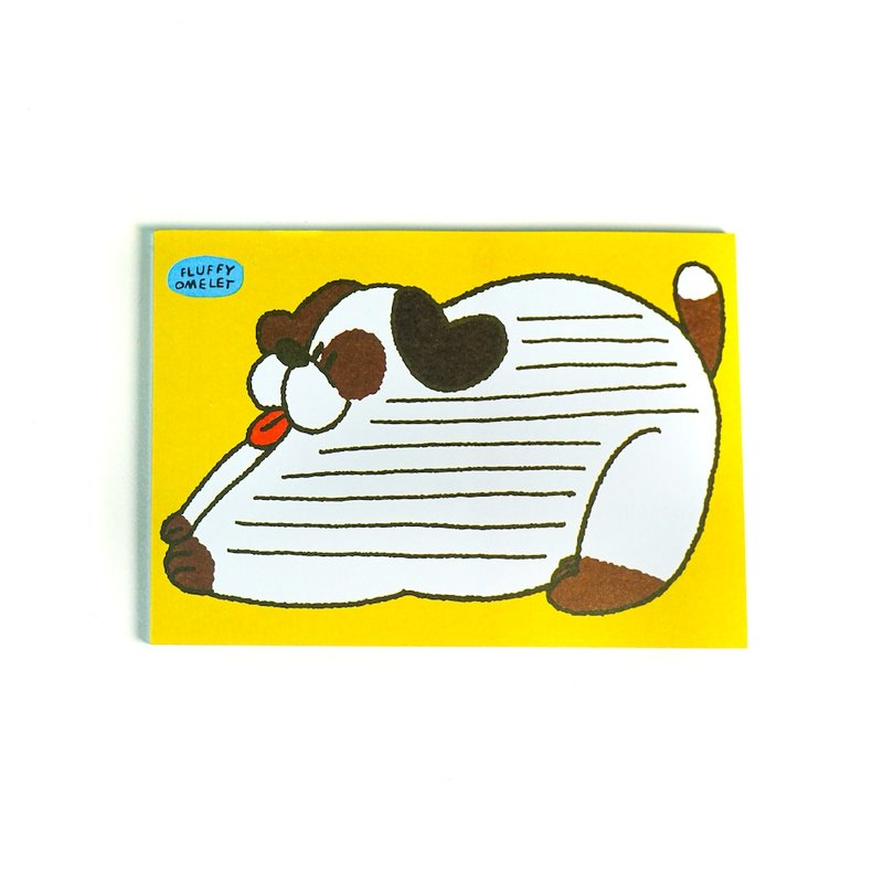 CHOCBALL DOG MEMOPAD A6 - 便條紙/便利貼 - 紙 多色