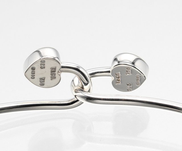 ティファニー ダブルハートブレスレット　silver925 日本直送】ティファニー TIFFANY&Co. ダブルハート ブレスレット