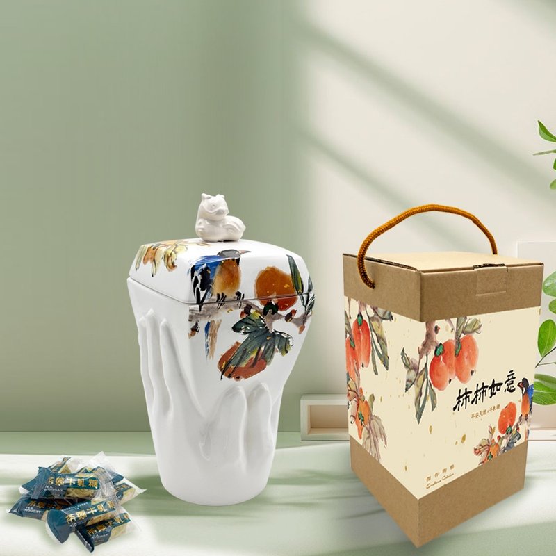 柿柿如意天燈罐 - 擺飾/家飾品 - 陶 