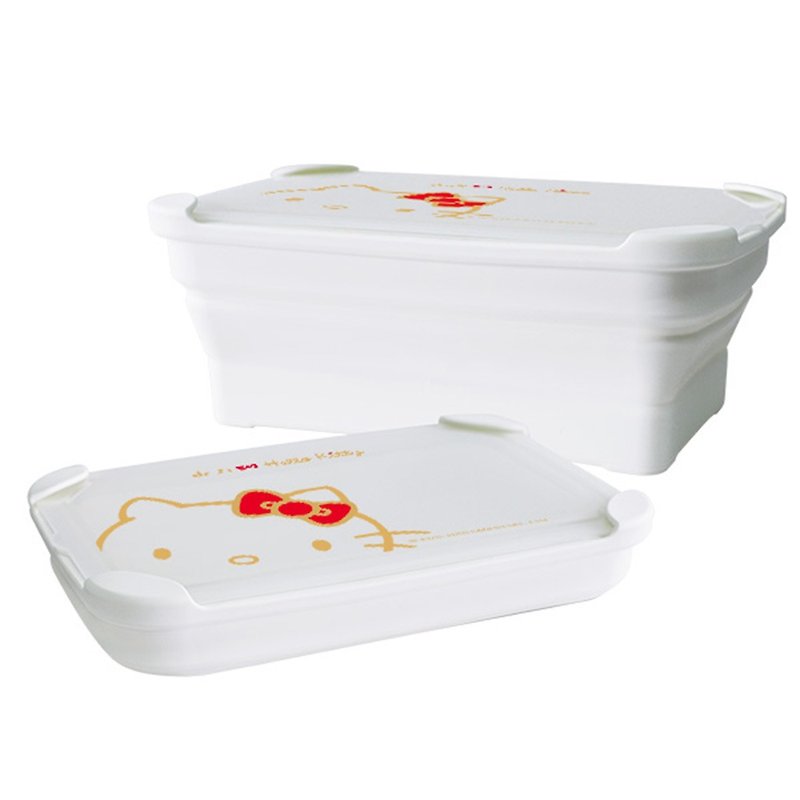 Hello Kitty x dr.Si Kit宝巧餐盒 - Lunch Boxes - Silicone White