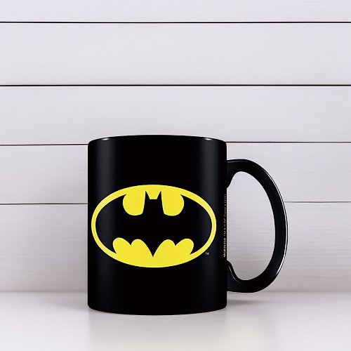 遊戲家 Gameshop 【DC蝙蝠俠】蝙蝠俠 Batman LOGO 經典陶瓷馬克杯 - 315ml