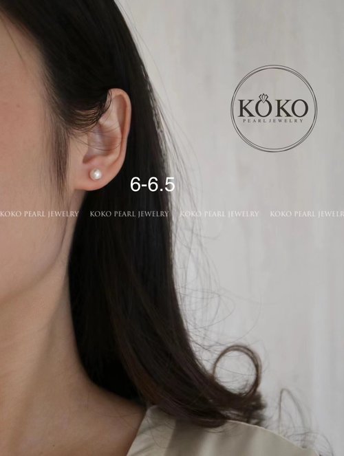 すーさん　訳あり！あこや真珠　K18 6.0-6.5mm 3連パールピアス あこや真珠 ピアス 6.0-6.5mm K18 日本製 保証書付 パール
