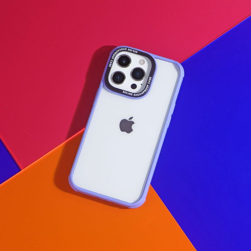 iPhone 14系列 SOPURE 極透殼特強磁吸抗菌防摔殼-紫 - 手機殼/手機套 - 塑膠 紫色