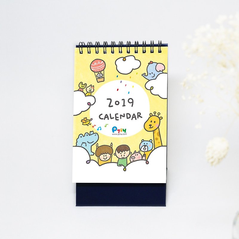 2019マジカルスモールテーブルカレンダー - カレンダー - 紙 多色