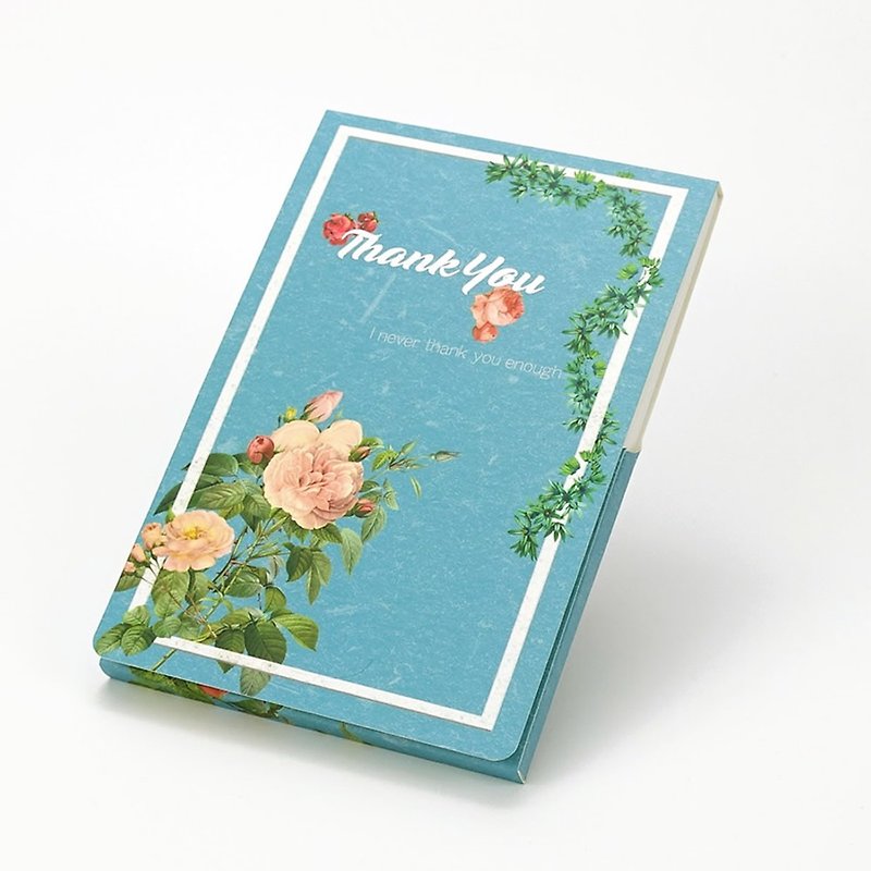 Envelope-style recording card-Flower Expression of Feelings (Gratitude Series)-A recording greeting card with the theme of gratitude - การ์ด/โปสการ์ด - กระดาษ สีเขียว