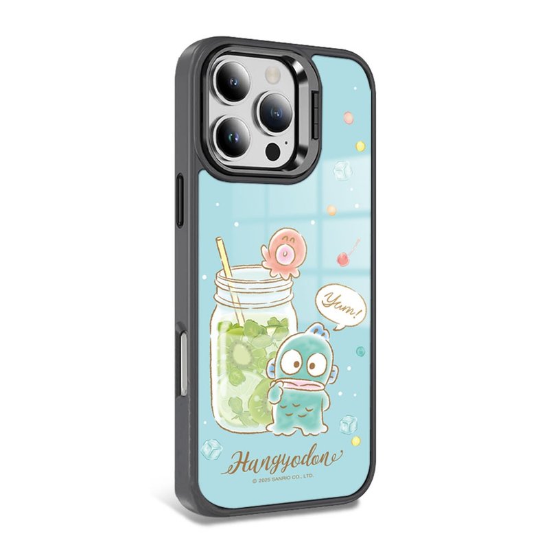 三麗鷗 iPhone 全系列 軍規防摔合金框隱形立架手機殼-水果漢頓 - 手機殼/手機套 - 其他材質 多色