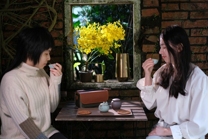 春遊旅行_懷汝_輕羽滿富壺+兩杯組+一茶罐 - 茶壺/茶杯/茶具 - 其他材質 綠色