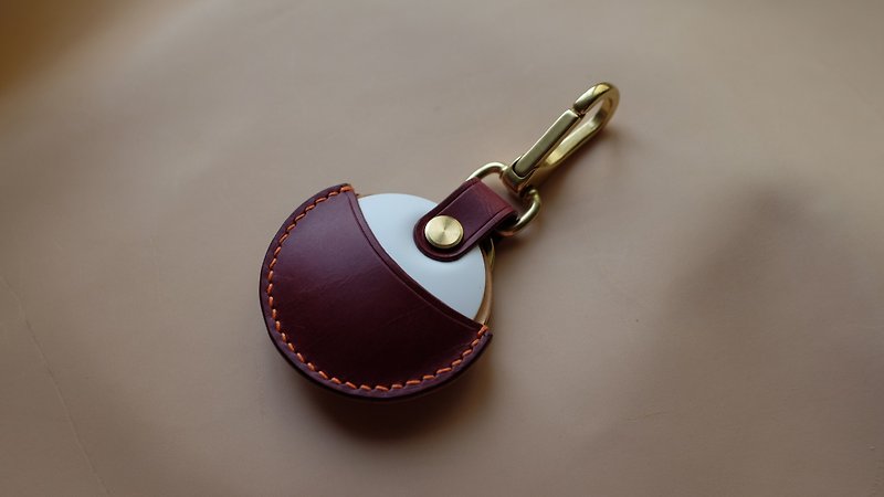 gogoro key holster / Italian Buttero leather - ที่ห้อยกุญแจ - หนังแท้ สีม่วง