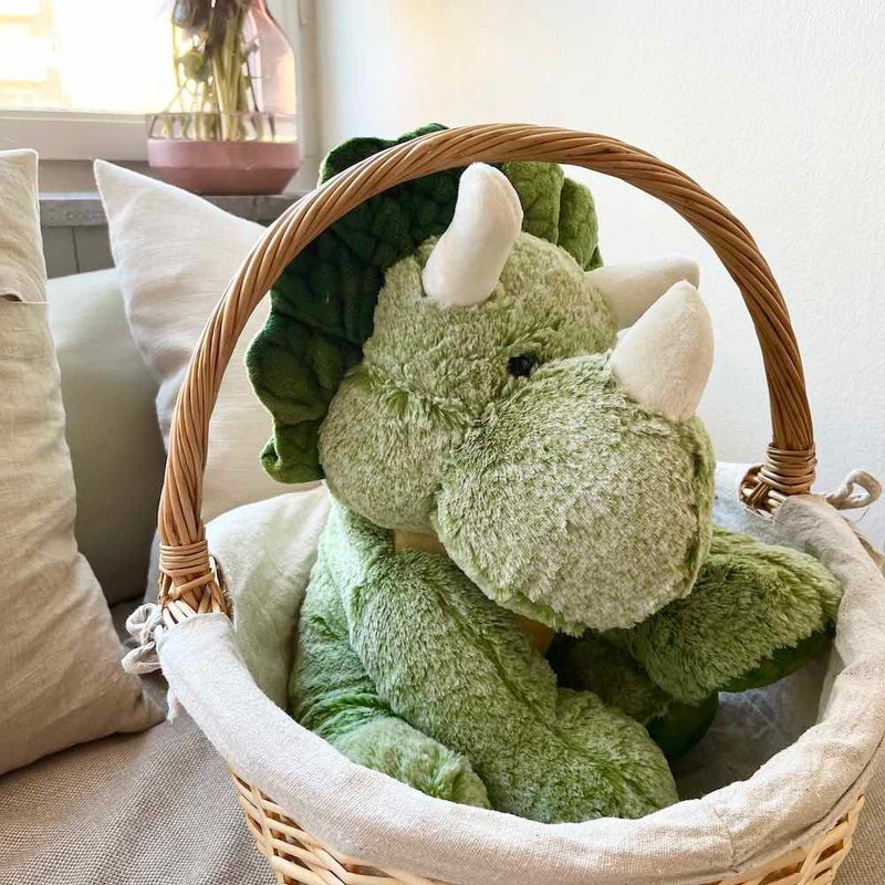 (Pre-order) Nordic Swedish Teddykompaniet Triceratops - ตุ๊กตา - เส้นใยสังเคราะห์ 