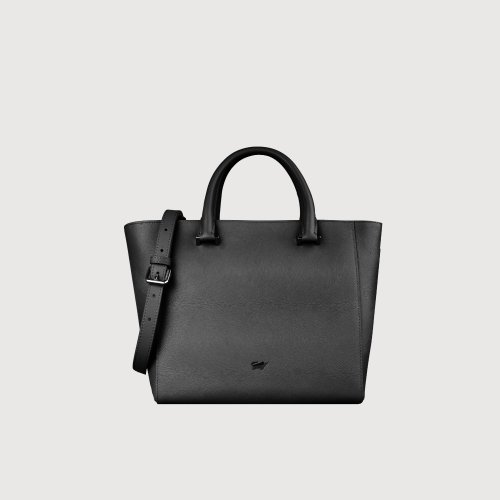 BRAUN BUFFEL 德國小金牛 【免費贈送送禮提袋】依雅娜 小托特包-黑色/BF853-55-BK