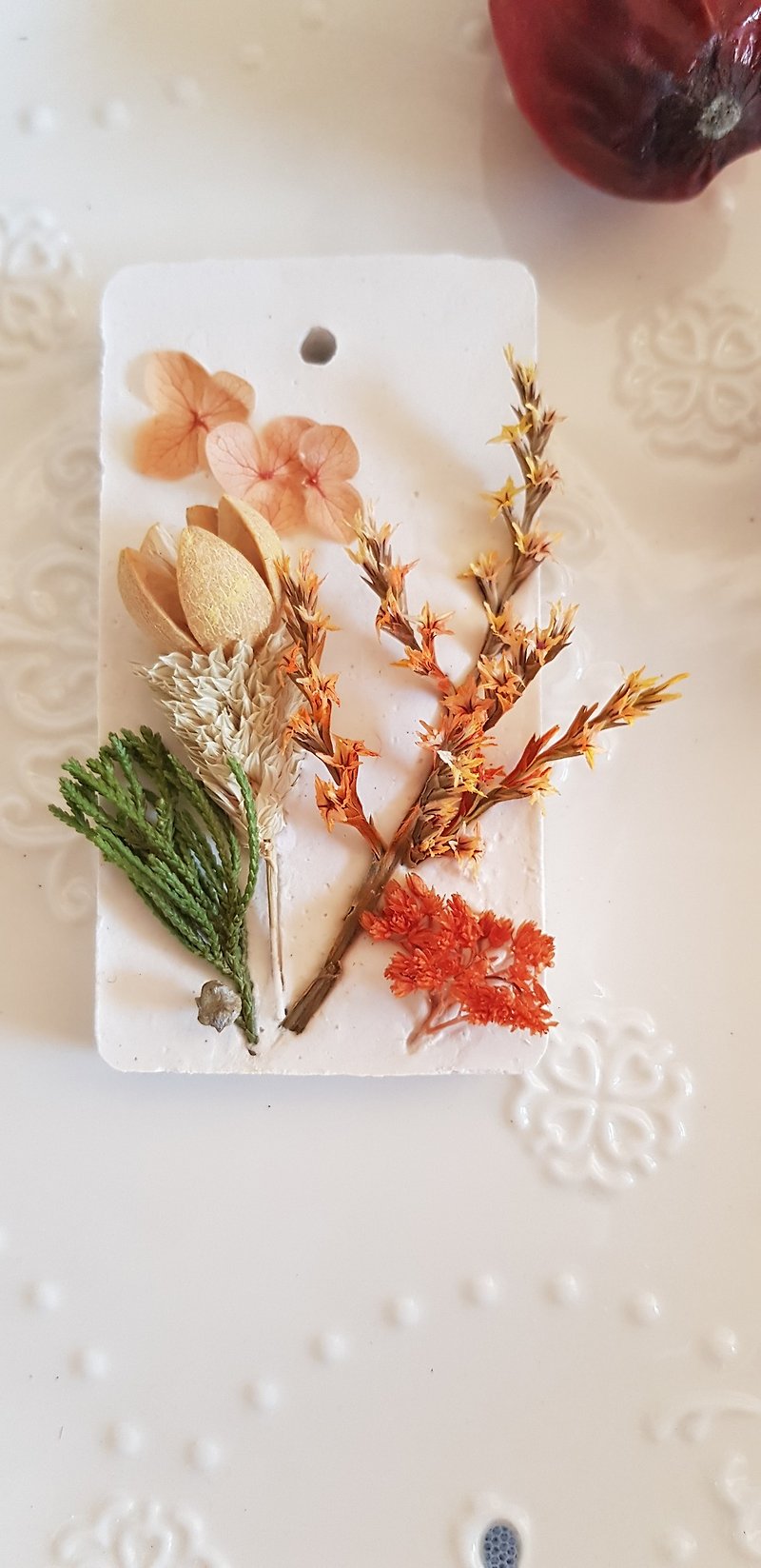 [Floral] Wedding small hand made aroma stone - dry flower - fragrant brick - Christmas gift - Fragrances - Other Materials 
