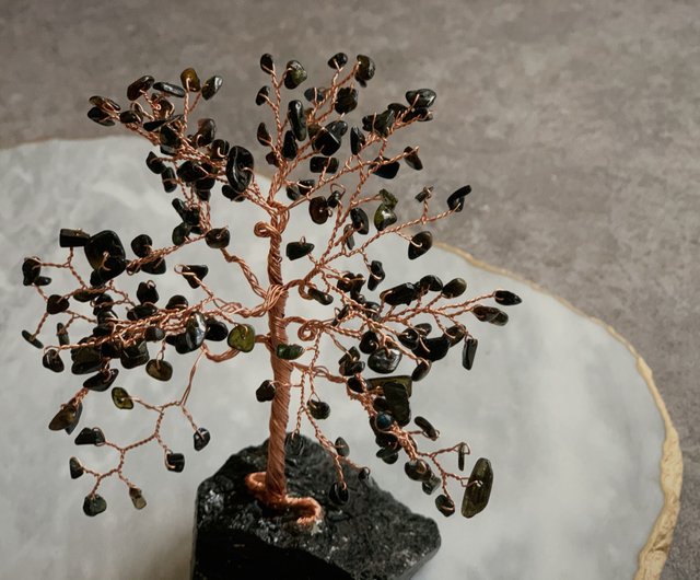  Black Tourmaline Gemstone Tree of Life - Crystal Tree