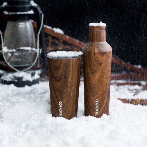 CORKCICLE CANTEEN 470ml ウッド調 3本 CORKCICLE ウッドシリーズ 三層真空広口カップ 470ml