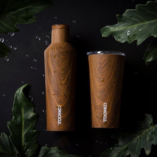 CORKCICLE CANTEEN 470ml ウッド調 3本 CORKCICLE ウッドシリーズ 三層真空広口カップ 470ml