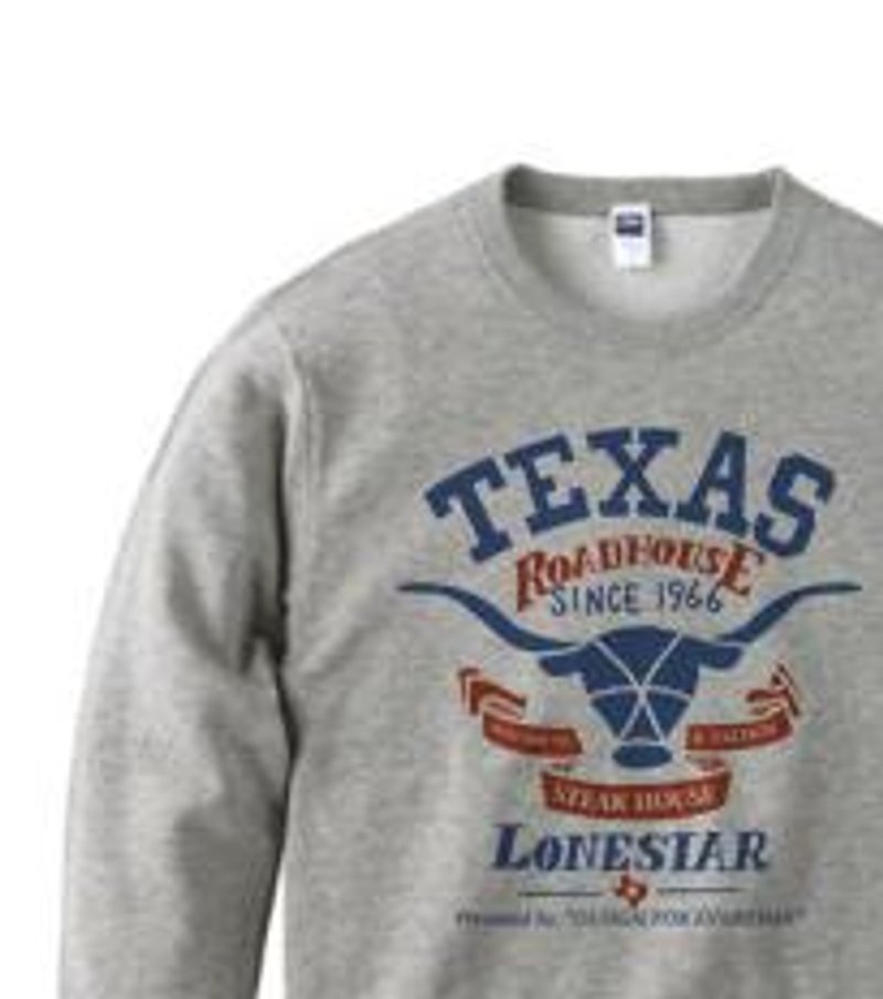 Texas Longhorn cattle Kazi trainer [order product] - เสื้อยืดผู้ชาย - ผ้าฝ้าย/ผ้าลินิน สีเทา