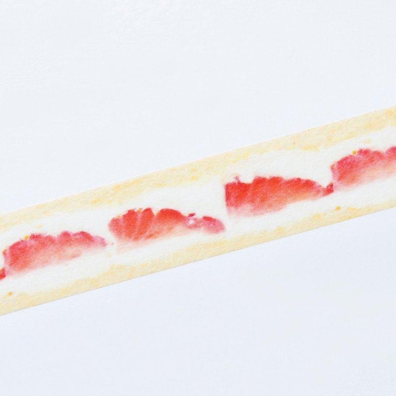 フルーツサンド マスキングテープ _イチゴ - 紙膠帶/和紙/PET - 紙 