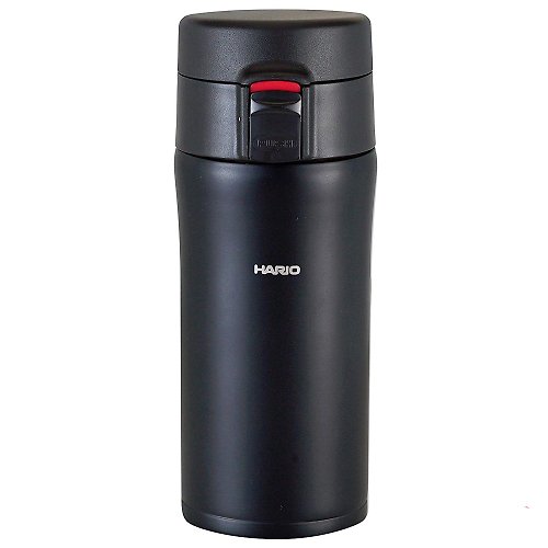 HARIO HARIO 雙層不鏽鋼黑色隨身瓶/VSM-35B