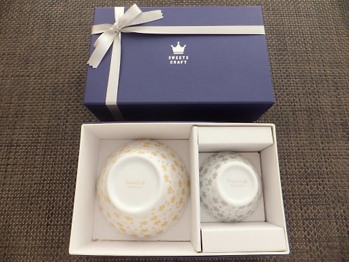 sweetscraft 櫻花陶瓷碗 & 陶瓷杯子(矮杯) 2入禮盒組 顏色可自選