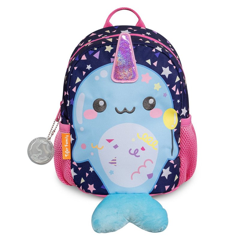 TigerFamily Hug a Good Friend 3D Toddler Backpack-Narwhal - Backpacks - Other Materials Blue