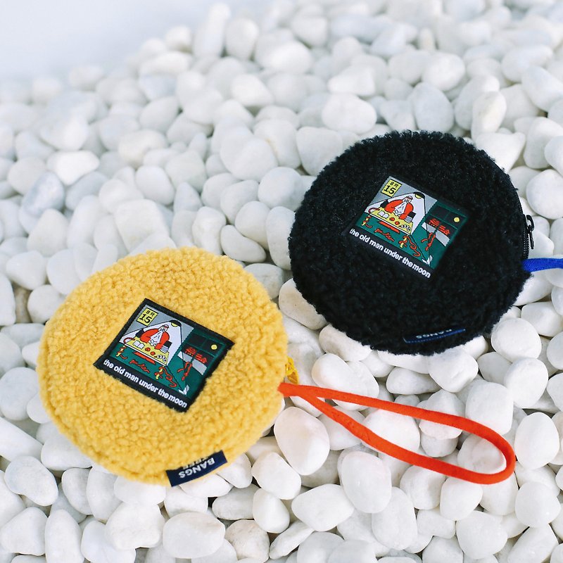 [Gift recommendation] Yuelao coin purse with gift packaging - Coin Purses - Wool Orange