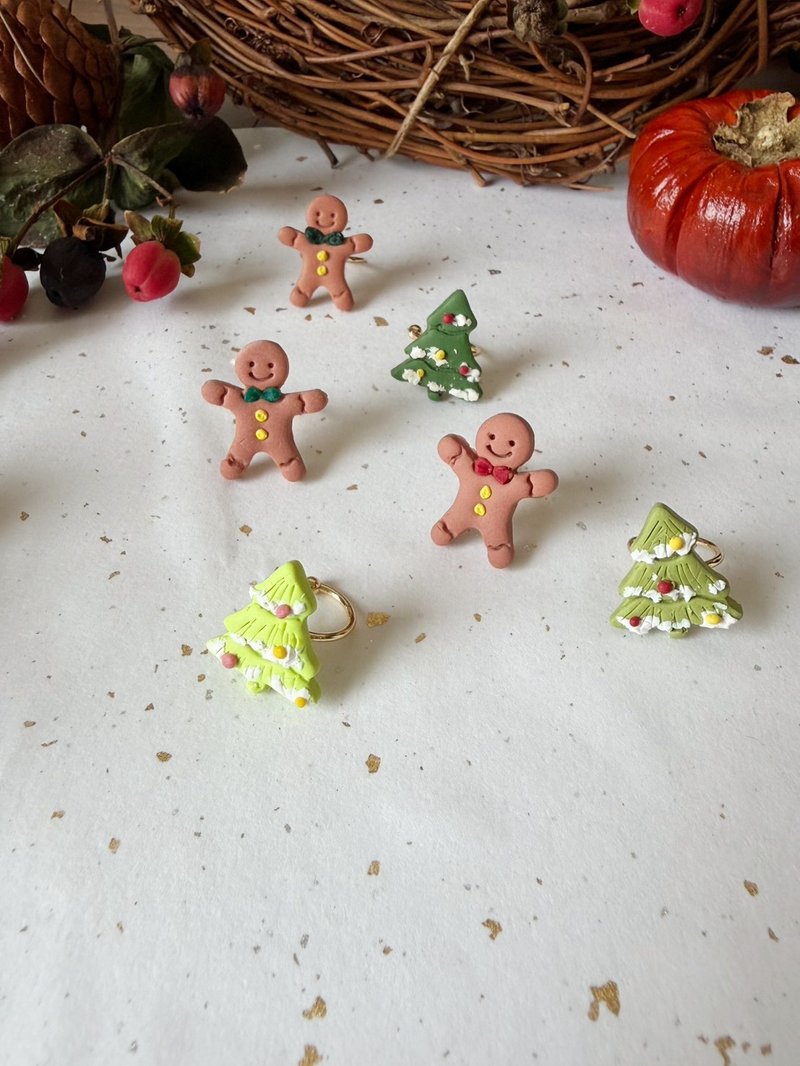 聖誕系列－耳骨夾 - 耳環/耳夾/耳骨夾 - 其他材質 