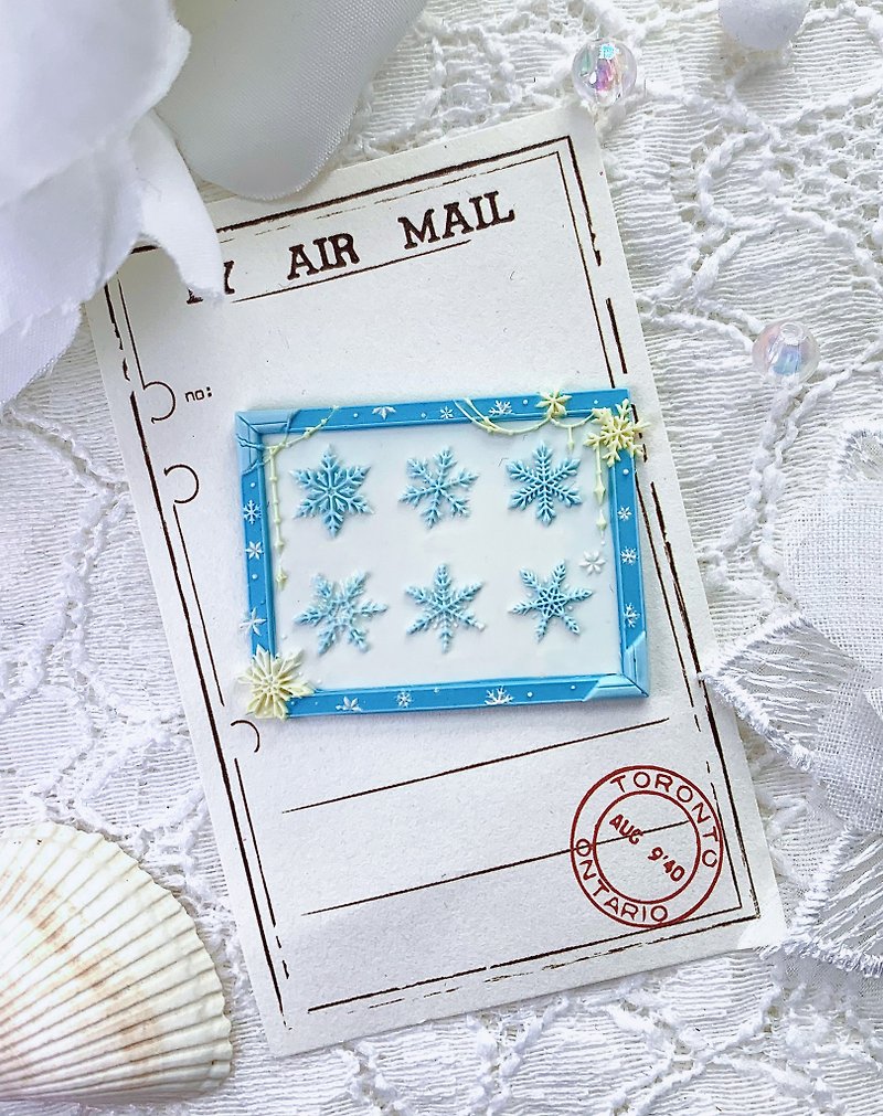 火漆封蜡印 Snowflake collection - Stamps & Stamp Pads - Copper & Brass Blue