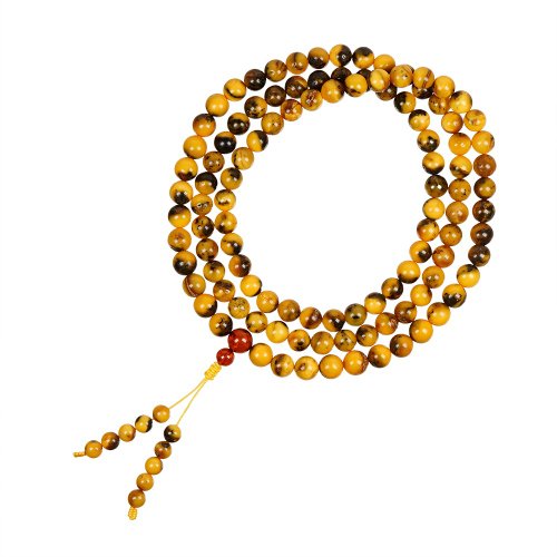 正佳珠寶 Gemsrich Jewelry 【正佳珠寶】蜜蠟琥珀 高品根珀黑花老蜜蠟 7.8-8.3mm 念珠佛珠