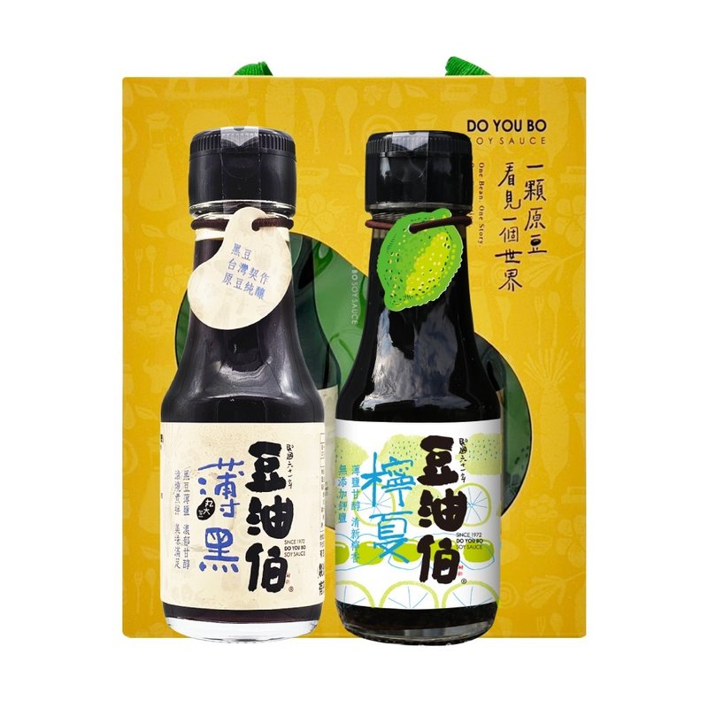 【送禮首選】 豆油伯 豆型開窗禮盒|薄鹽美味組 /母親節送禮/ - 醬料/調味料 - 玻璃 咖啡色