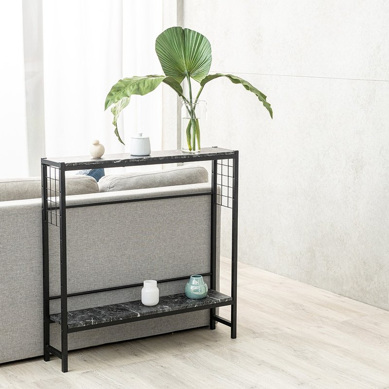 [Bayer Home Furnishing] Nordic Style Porch Rack - ชั้นวาง/ตะกร้า - โลหะ 