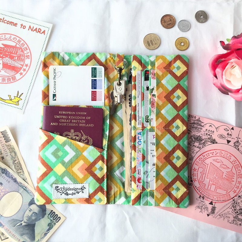 PPL02 - 皮革旅遊證件套 錢包 收納 - 長短皮夾/錢包 - 真皮 咖啡色