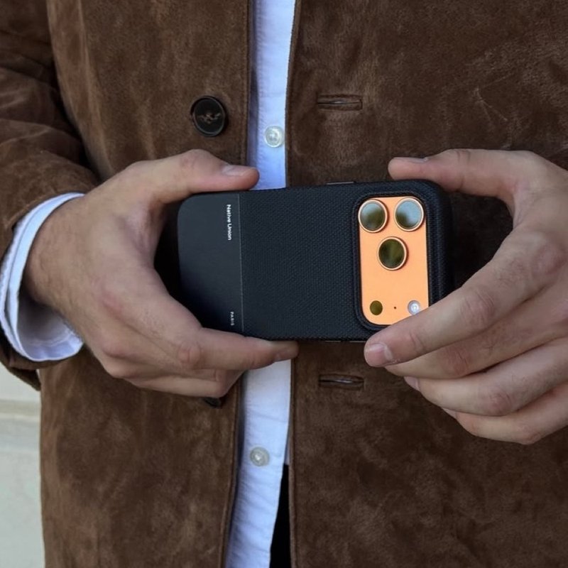 Native Union | 巴黎系列手機殼 經典黑 適用iPhone17/16/15/13 - 手機殼/手機套 - 人造皮革 黑色